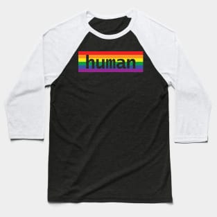 Pride Human Baseball T-Shirt